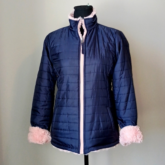 Reversible Puffer Sherpa Jacket - Picture 3 of 9